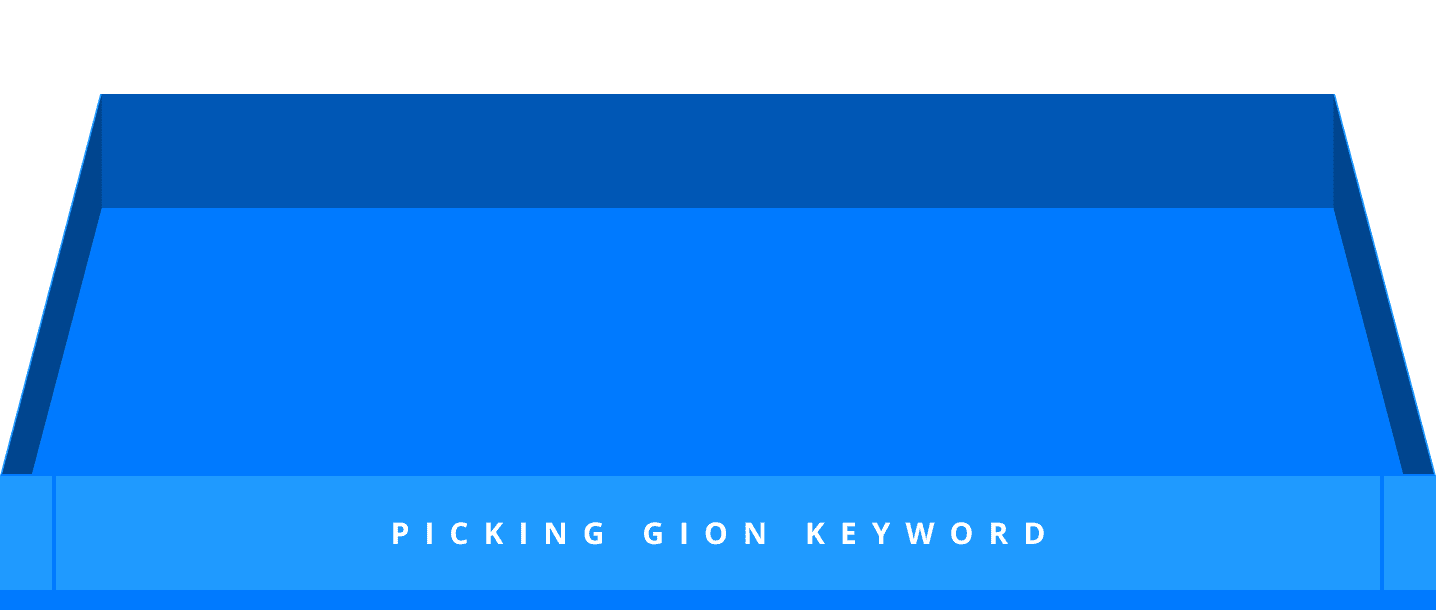 ピッキング ギオンキーワード